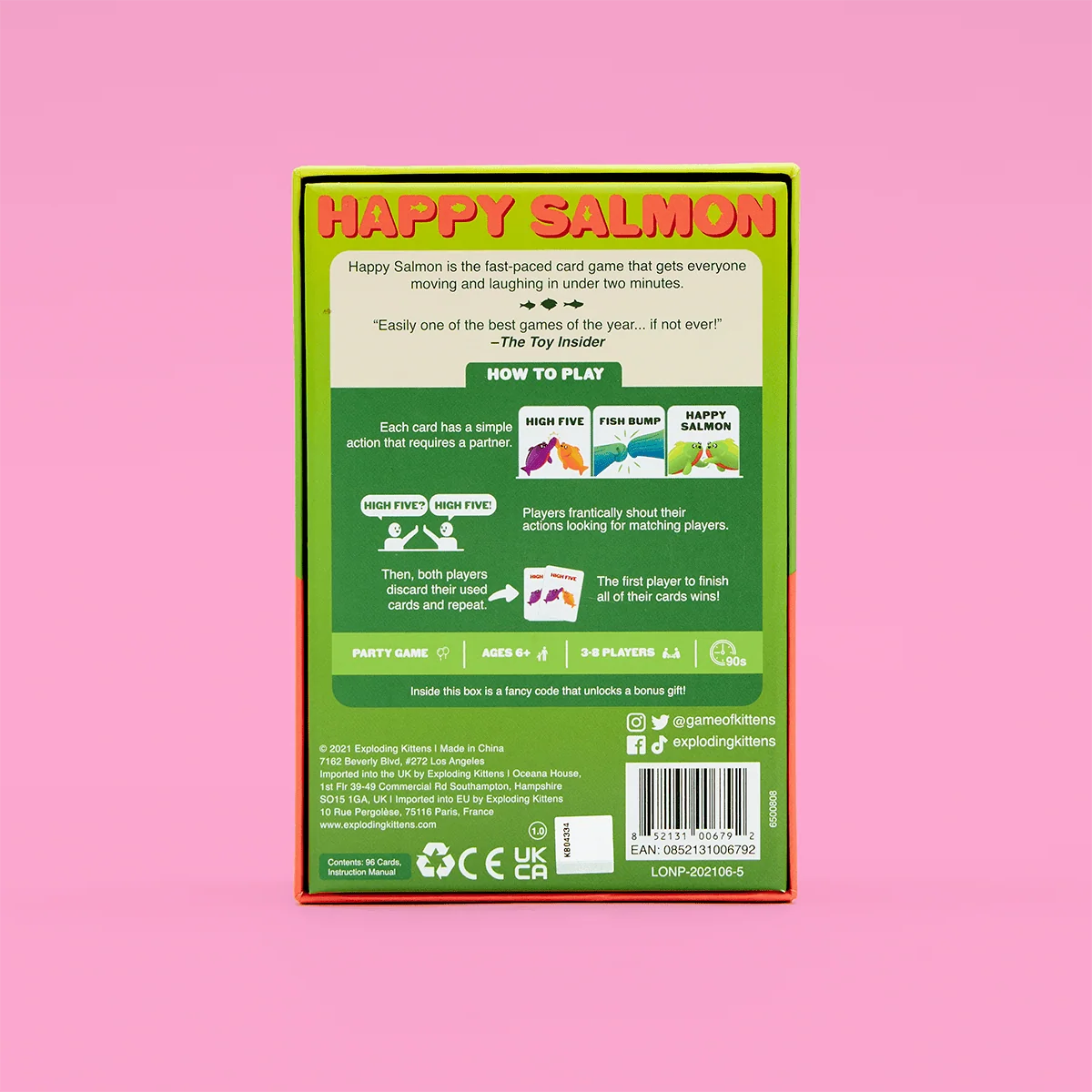 Exploding Kittens Happy Salmon Game - Image 2