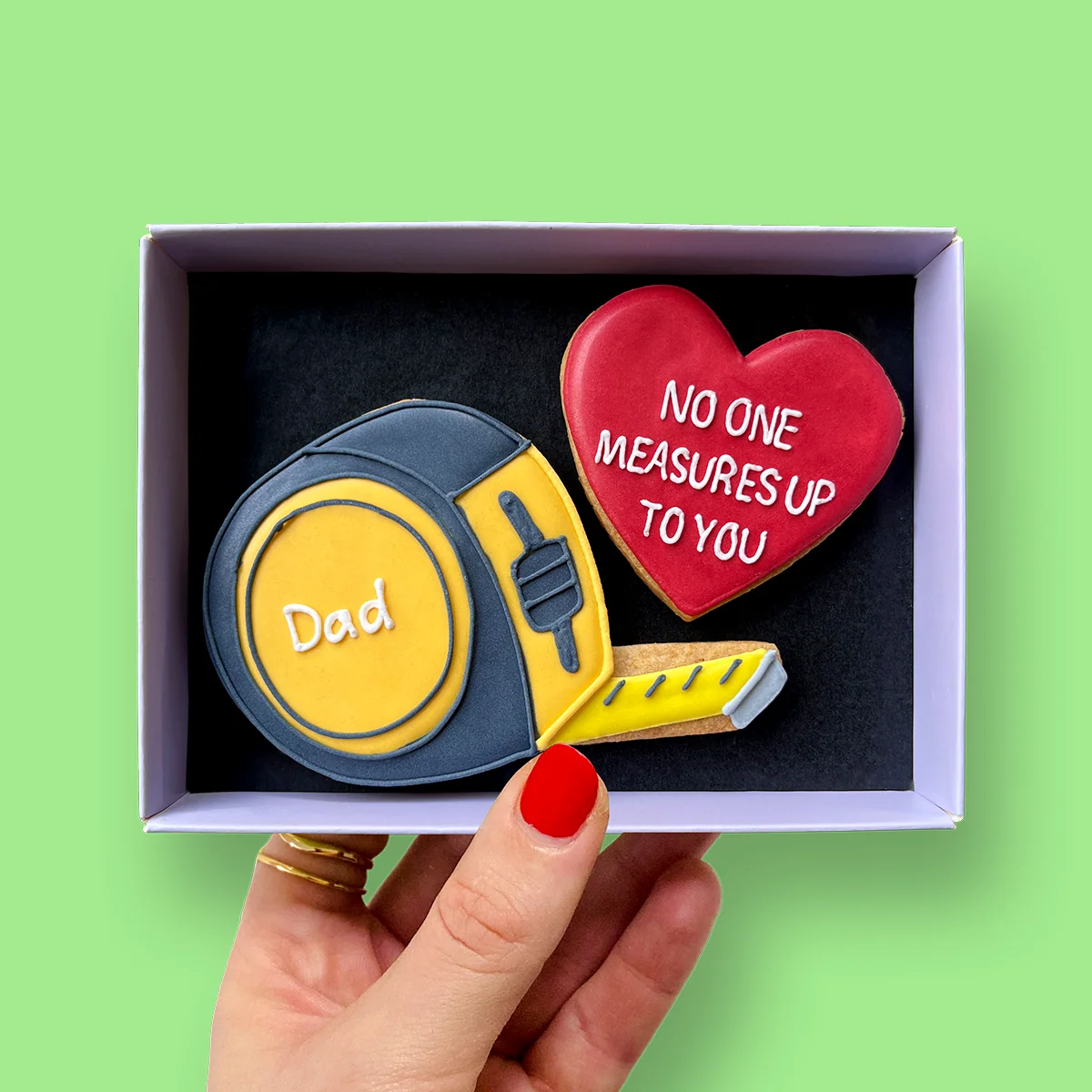 No One Measures Up To You Letterbox Cookies